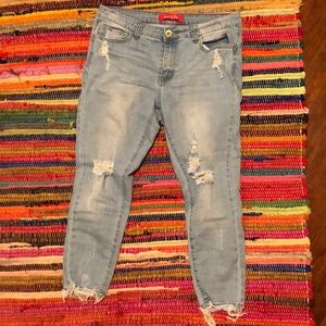 Light blue Ripped jeans
